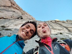 A funny couple at the crag
